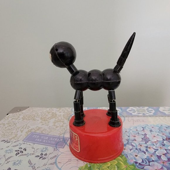 Vintage Push Button Underneath Base Toy Puppet - Cat - Picture 2 of 7
